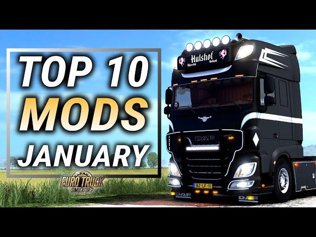 TOP 10 MODS JANUARY 2021 | ETS2 1.39