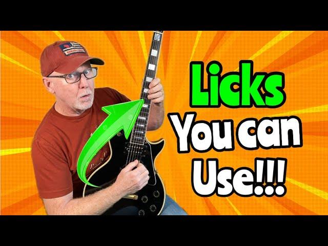 EASY!!! BUT ADVANCED SOUNDING Guitar Licks For Soloing