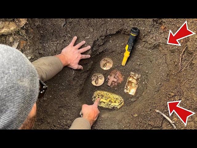 Treasure Hunt in a 5000-Year-Old Castle [ Mysterious Treasure Hunt with Metal Detector ]