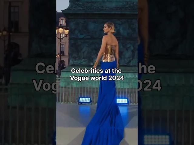 celebrities who attended Vogue world 2024