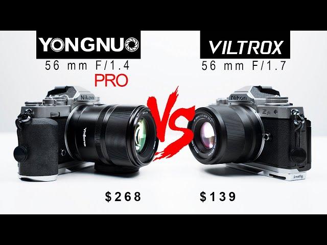 NEW YongNuo 56mm F/1.4 VS Viltrox 56mm F/1.7  Review | Nikon Zfc | Sigma | Best 56mm apsc