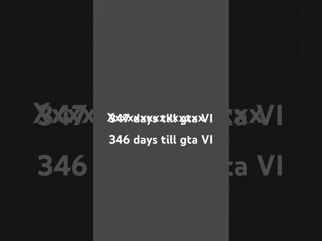 347 days till we can flex our virtual swag in GTA VI!  #CountdownToChaos #VroomVroom