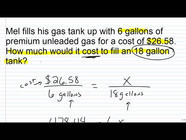 Algebra 1 Help: Solving Proportion Word Problems