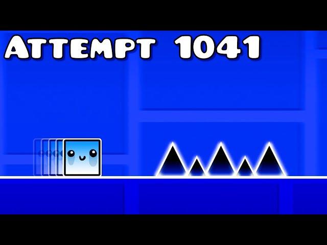 Stereo Madness, но каждая попытка усложняет уровень | Geometry Dash