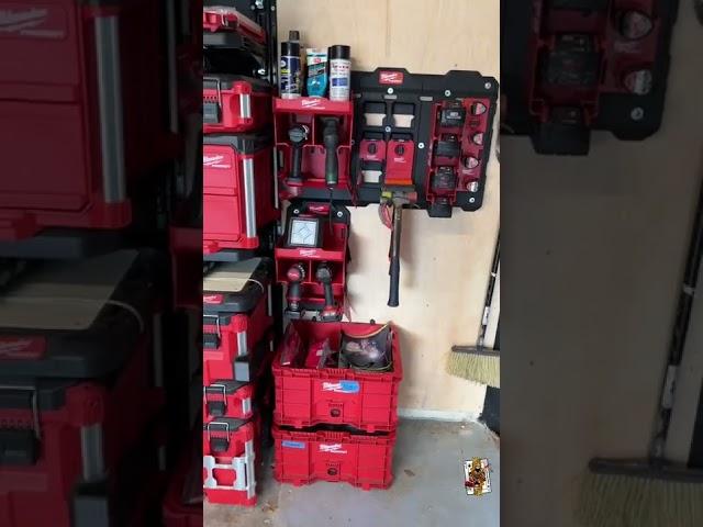 The @MilwaukeeTool  PACKOUT System gets NEW wall organizer options !  WALL MOUNT MODS