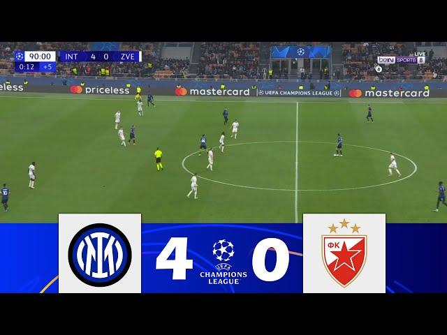 Inter Milan protiv Crvena Zvezda [4-0] | UEFA Liga prvaka 2024/25 | Vrhunci utakmice!