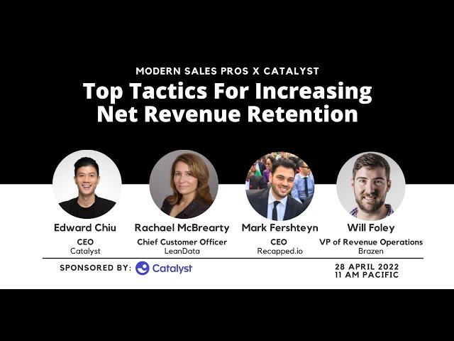 Top Tactics For Increasing Net Revenue Retention