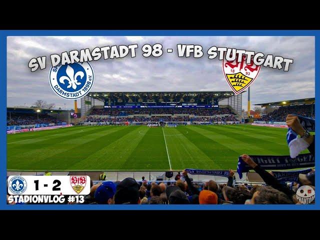 XXL | SV DARMSTADT 98 - VFB STUTTGART | Arbeitssieg für den VFB | 22. Spieltag | Stadionvlog 13