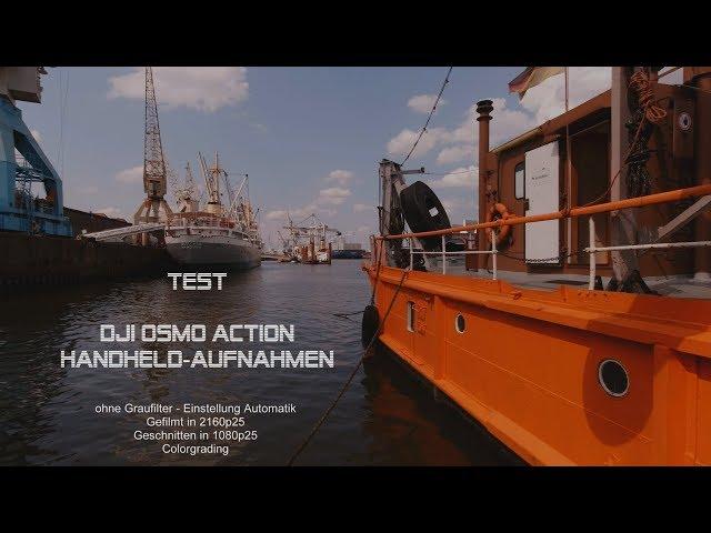 HAMBURG || DJI Osmo Action 4k 25fps Rocksteady cinematic video