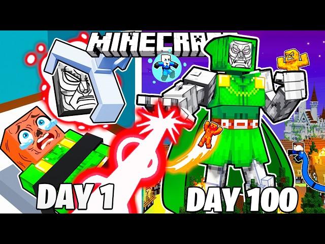 I Survived 100 Days as DOCTOR DOOM in Minecraft!