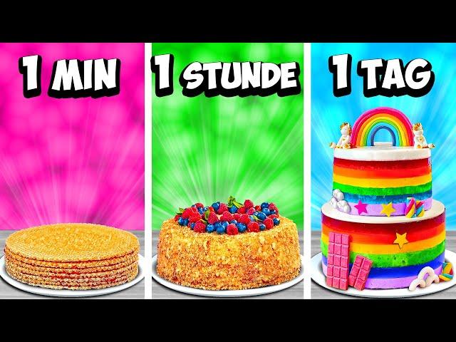 Der 1 Minute vs. 1 Stunde vs. 1 Tag Torte von VANZAI KOCHEN