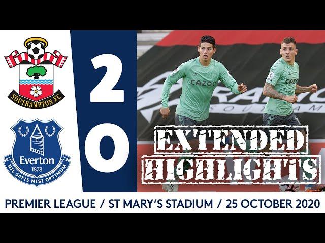 EXTENDED HIGHLIGHTS: SOUTHAMPTON 2-0 EVERTON