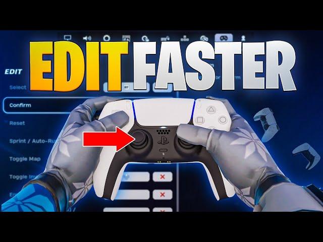 How To EDIT *FASTER* on Controller + ZERO Input Delay Settings  (Fortnite Tutorial)