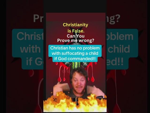 Christian OK With Unaliving Child #athiesm #christian #christianlove #deconstructingchristianity