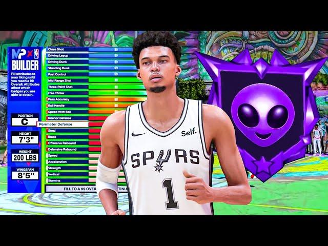 This 7'1 Victor Wembanyama Build is BREAKING NBA 2K24