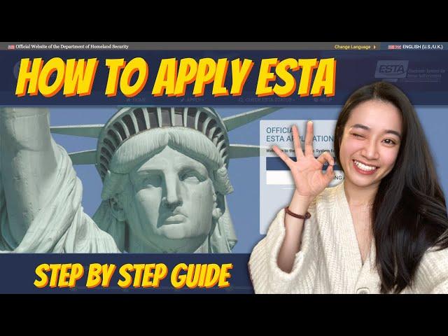 How to Apply ESTA?  Fill Out the ESTA Form Step-by-Step Guide! English Subtitle Available