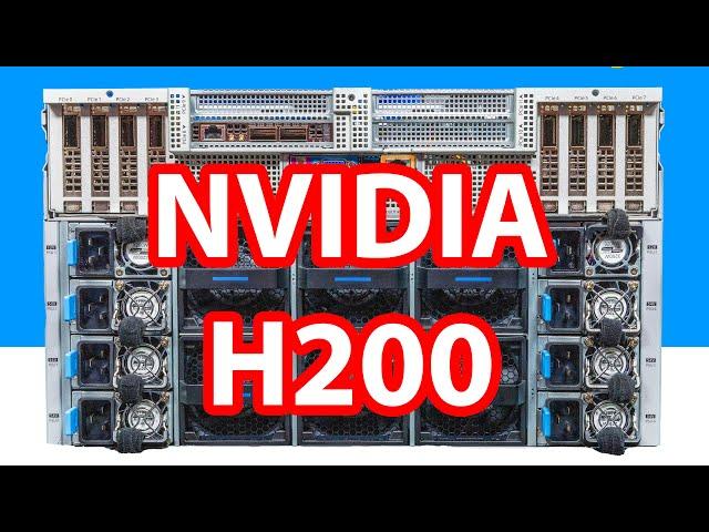 Inside a MEGA AI GPU Server with the NVIDIA HGX H200