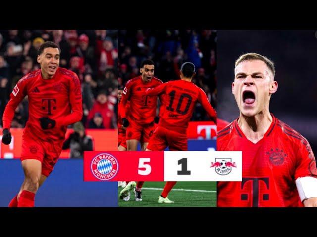 Bayern München gegen RB Leipzig 5-1 & Highlights Tore & Musiala, Kimmich , Sane Tore vs. Leipzig