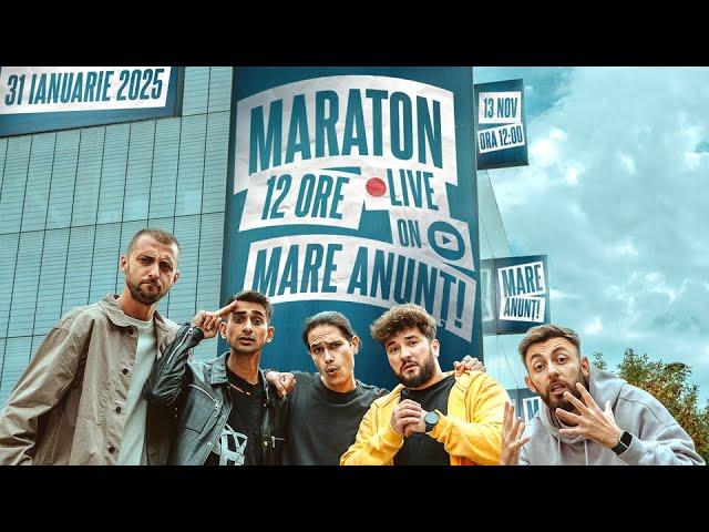  LIVE MARATON ▶ 12 ORE  MARE ANUNȚ 