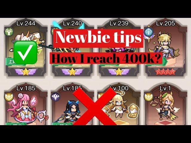 Pixel Hero - How to reach 4000k combat power?