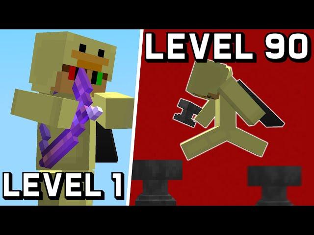 Busting IMPOSSIBLE Minecraft Clutches (Level 1 - Level 100)