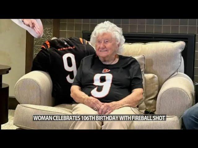 106-year-old Ohio woman takes Fireball whiskey shot on birthday