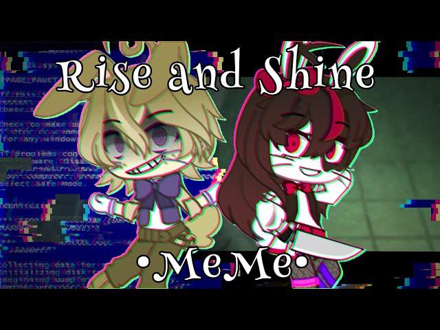 [FNAF] Rise and Shine (Meme) || ft. Vanny & Glitchtrap || Gacha Club