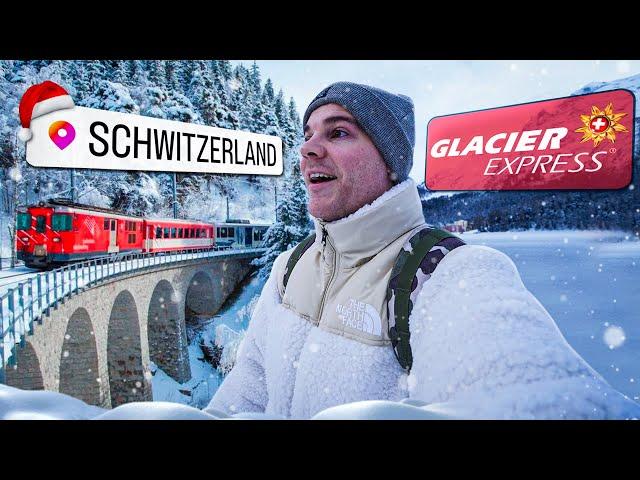 First Class on the GLACIER EXPRESS through the Swiss Alps! ️ (most beautiful train in the world)