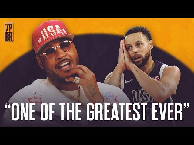 Is Stephen Curry The Greatest Point Guard Ever? | Carmelo Anthony Reacts