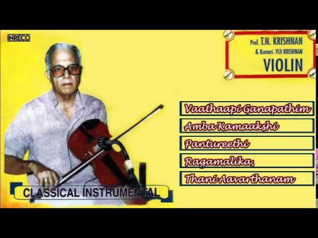 CARNATIC INSTRUMENTAL | VIOLIN | T.N. KRISHNAN | VIJIKRISHNAN | JUKEBOX