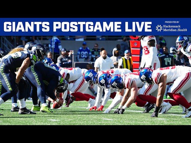 Giants Postgame Live: Giants vs. Seahawks Week 5 | Postgame Recap & Analysis