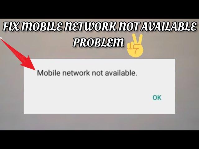 Fix 'Mobile Network Not Available(Android Mobile)' Problem|| TECH SOLUTIONS BAR