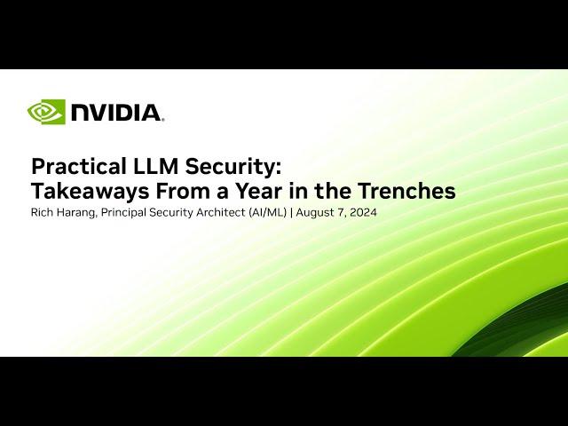 Practical LLM Security: Takeaways From a Year in the Trenches