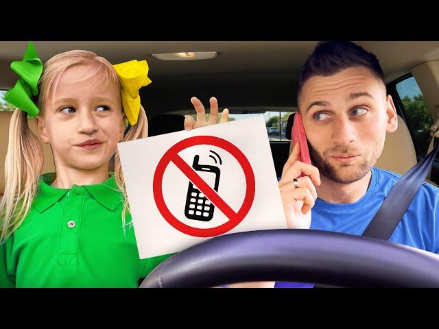 Car rules for kids with Katya and Dima