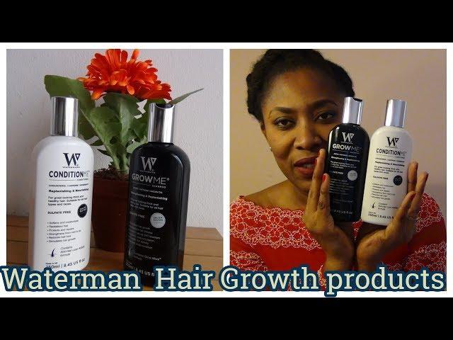 Review | Hair Growth SHAMPOO & CONDITIONER | Waterman Hair Growth  products | Back2Naturalgirls