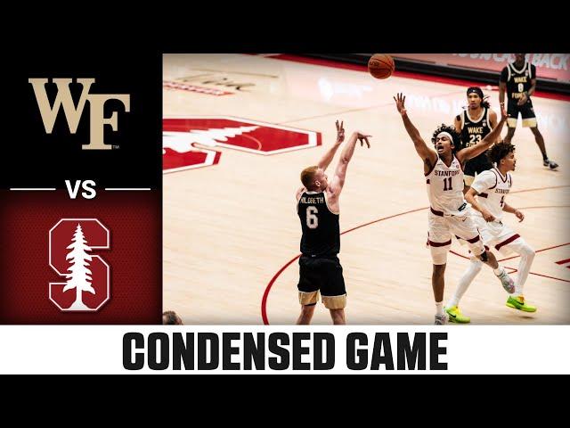 Wake Forest vs. Stanford Condensed Game | 2024-25 ACC Men's Basketball