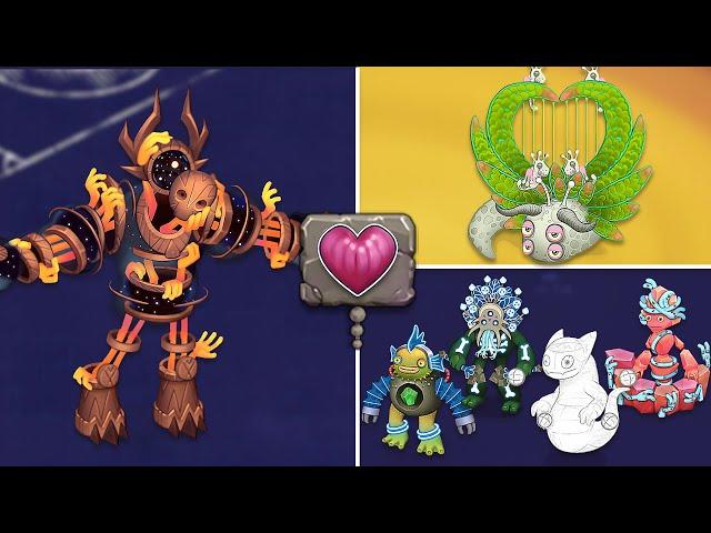 Epic Monculus, Rare Cherubble, Life Formula Costume - Animations & Breeding (My Singing Monsters)