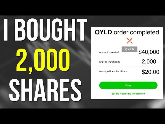 I Invested $40k in QYLD  ETF 3 Years Ago... Here's The RESULTS!