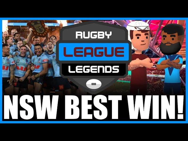 My BEST EVER Win on New NRL Game Rugby League Legends Feat NSW Blues vs QLD Maroons