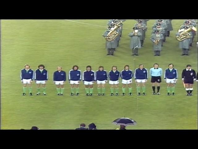 Germany national anthem in Düsseldorf (1974 FIFA World Cup)