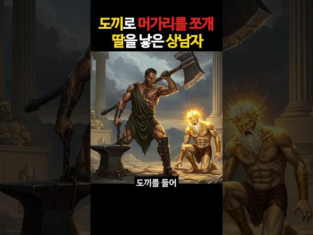 아빠 머리에서 태어난 지혜의 여신 아테나
