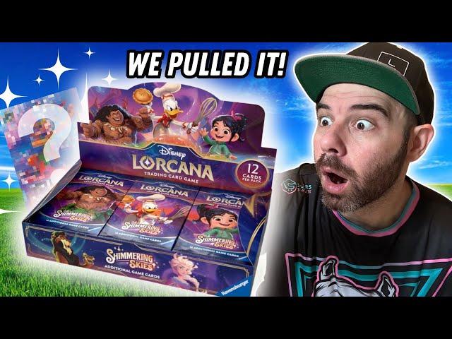 Opening a DISNEY LORCANA SHIMMERING SKIES Booster Box!