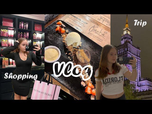 VLOG - Trip do Warszawy / Shopping / Victoria’s Secret / Haul ️