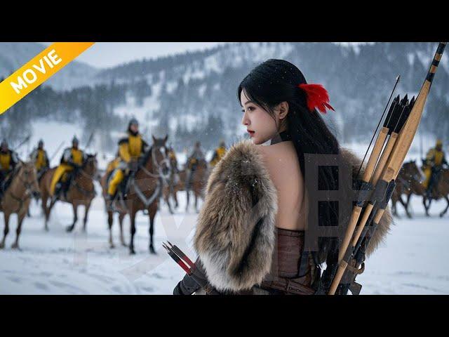 【Full Movie】Japanese cavalry chased a girl, but she had unbeatable archery skills, killing them all.