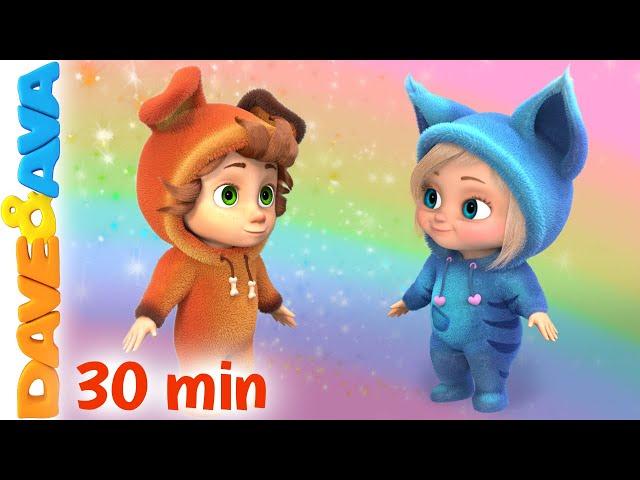  Mix a Pancake and More Nursery Rhymes | Once I Caught a Fish Alive | Baby Songs by Dave and Ava 