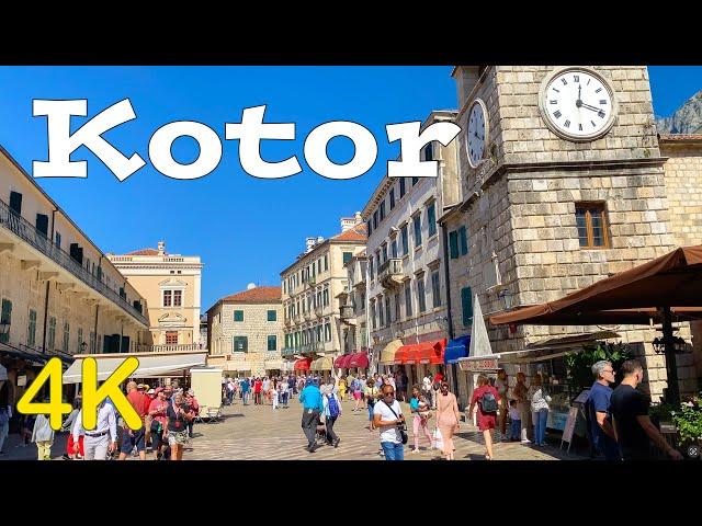 Kotor Montenegro 4K Walking Tour 2024