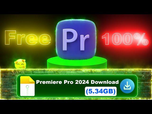 Adobe Premiere Pro Download | Free Download Install Premiere Pro 2024 ( No Crack 100% Legal )