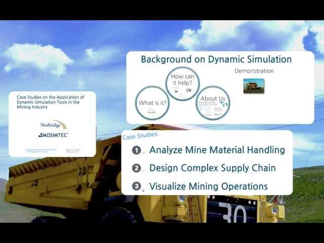 Case Studies on Simulation in Mining by MOSIMTEC