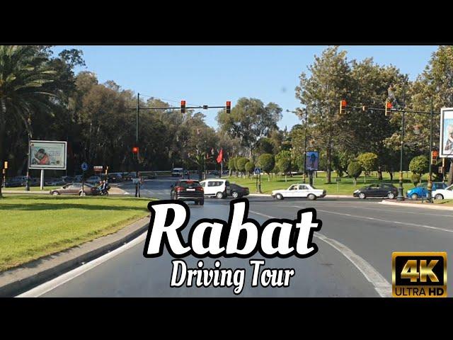 Rabat, Morocco Driving Tour January 2025 4k HDR Rabat Drive | Rabat 4k