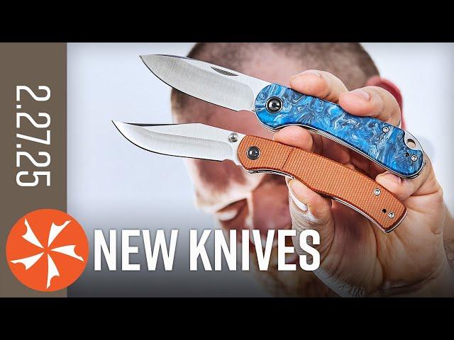 Knuckles Will Love These - New Knives February 27th, 2025 at KnifeCenter